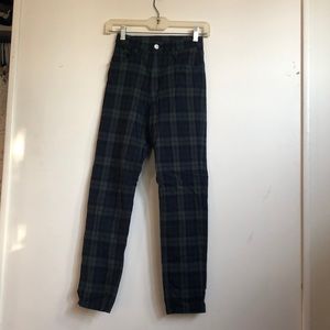 J.Galt Brandy Melville plaid pants